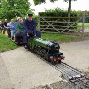 TDP's recycled plastic waste profiles help to complete build of a miniature railway track