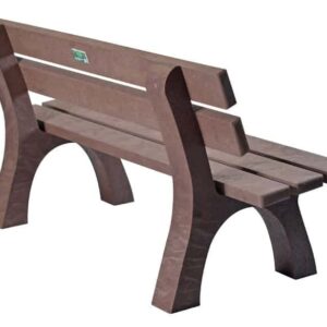 the back view of the Riber Bench