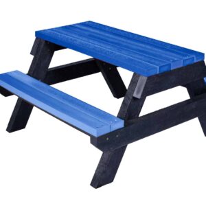 Recycled plastic junior picnic table
