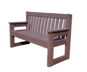 Dale recycled plastic bench