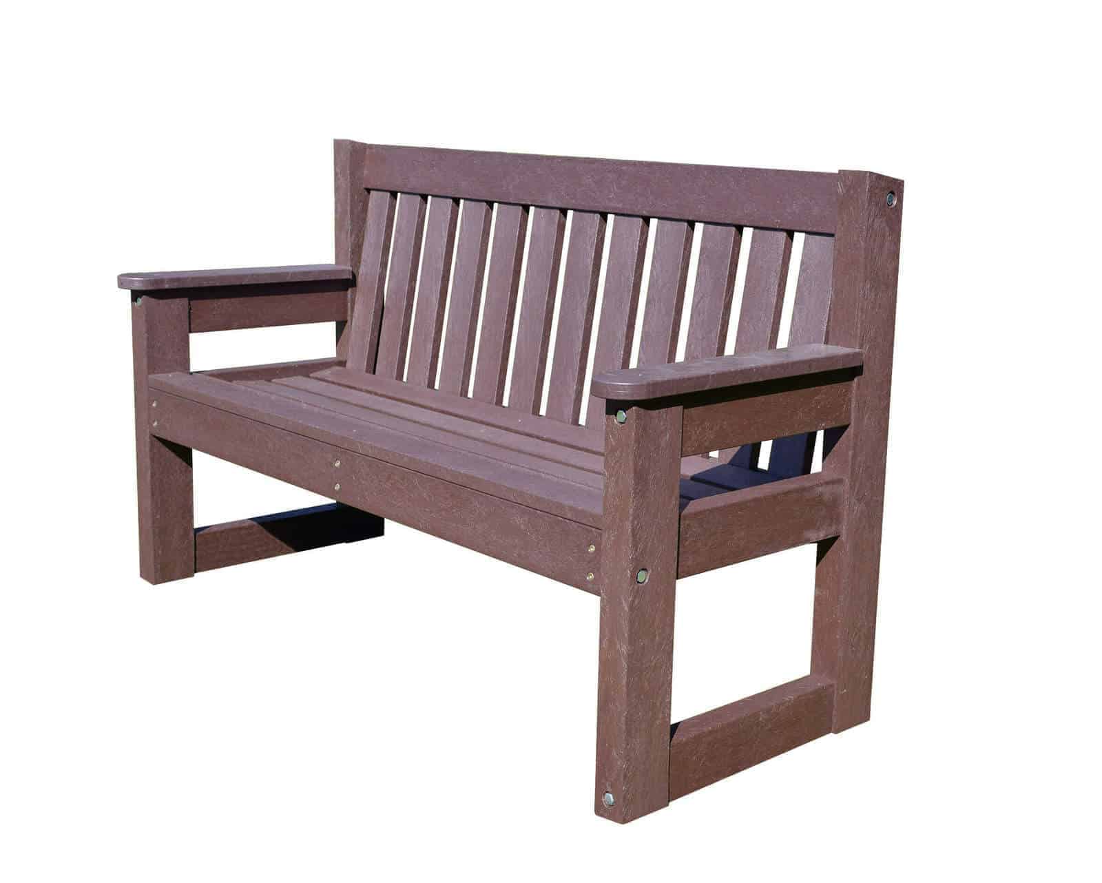 Recycled plastic outdoor Dale bench furniture
