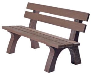 Riber Bench cut out photo made from recycled plastic