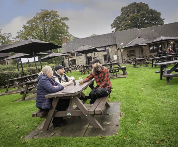 TDP recycled plastic picnic table in brown (3)