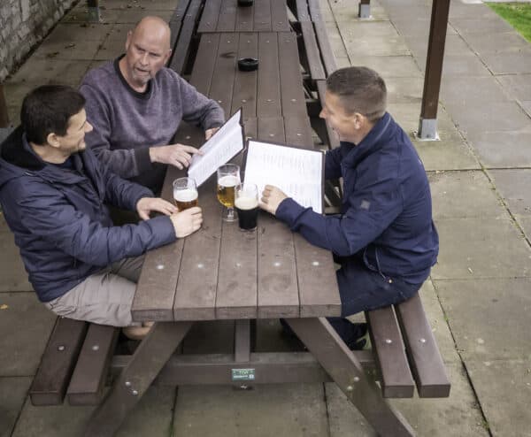 TDP recycled plastic picnic table in brown (3)