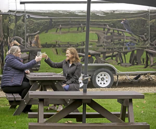 TDP recycled plastic picnic table in brown (3)