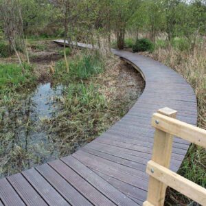 recycled plastic decking at Radipole Lake