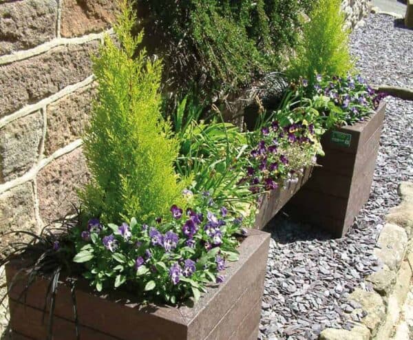 Garden Planter made from recycled plastic