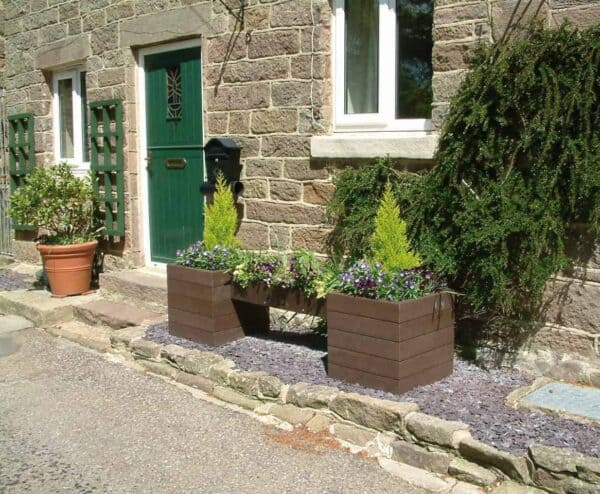 Flagg Garden planter by TDP made from recycled plastic