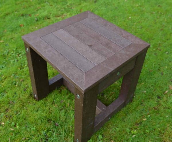 TDP's recycled plastic occasional table