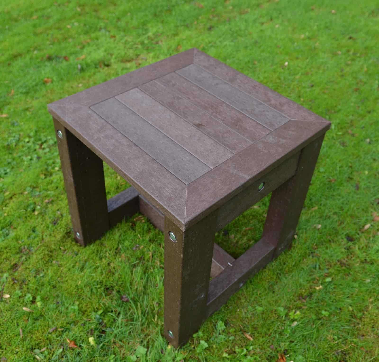 Recycled Plastic Garden Table Handcrafted in Derbyshire