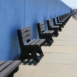 Line of Peak Benches at Thorney Bay