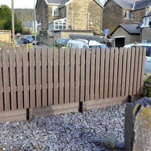 Recycled Plastic Palisade Garden Fence