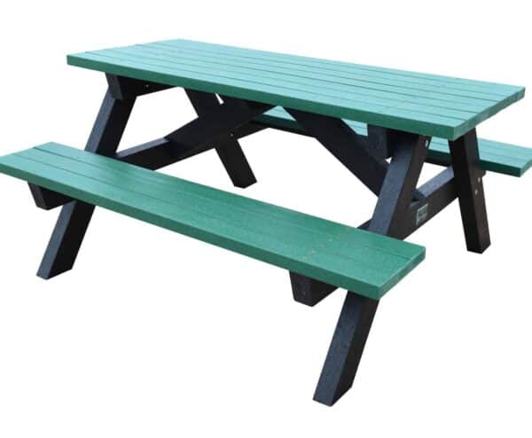 TDP Brassington picnic bench in green & black