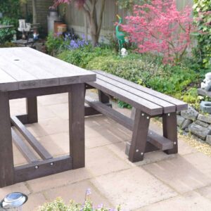TDP's Denby table and Trail bench garden set