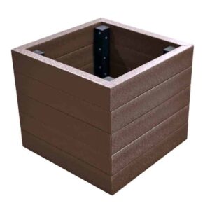 TDP's Litton Recycled Plastic Planter in Brown