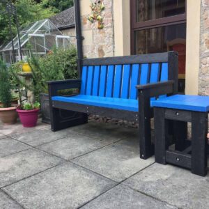 Bakewell Dale Bench & Valley Table in Blue
