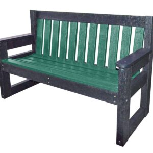 TDP Bakewell Dale 1500mm Bench with Green Slats