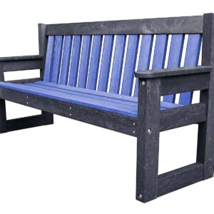 TDP Bakewell Dale 1800mm Bench with Blue Slats