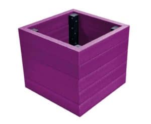 TDPs Purple Coloured Recycled Plastic Planter