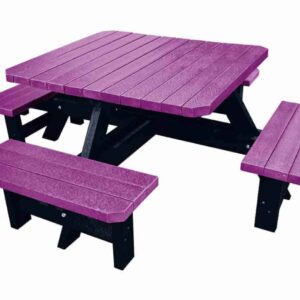 TDP's Bradbourne adult picnic table made from recycled plastic waste