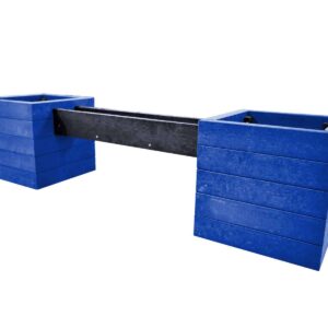 TDP Flagg Planters with Trough Made From Recycled Plastic Waste