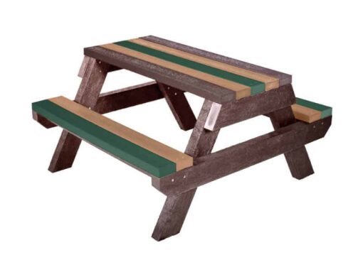Macaw Childrens Picnic Table made from recycled plastic