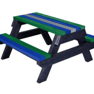Macaw Childrens Picnic Table made from recycled plastic