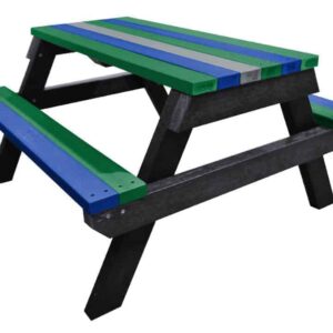 Spectrum Junior Picnic Table made from recycled plastic