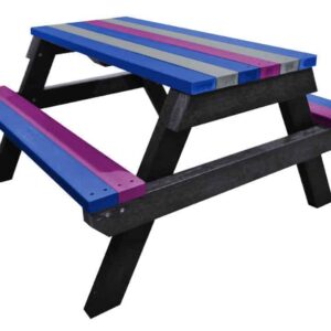 Spectrum Junior Picnic Table made from recycled plastic
