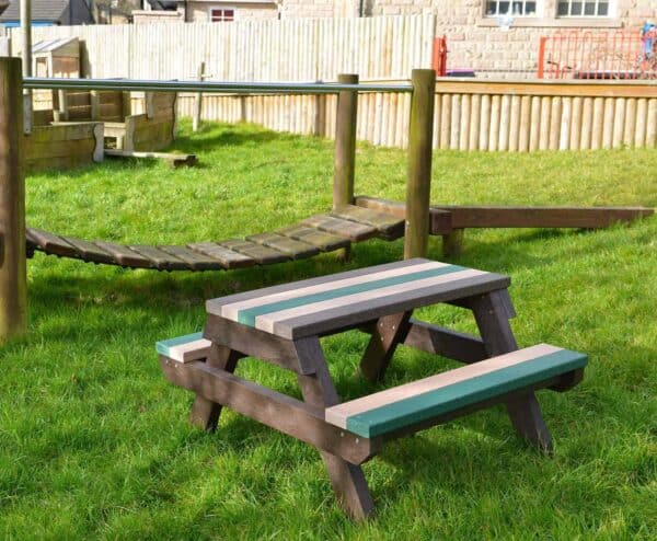 TDP Macaw Infant Picnic Table Made from Recycled Plastic Waste