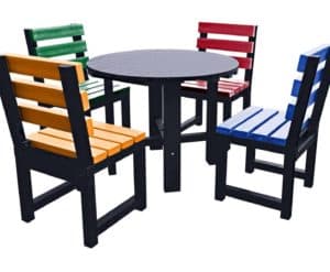 Cromford Lees Garden Dining Set Recycled Plastic Furniture From Tdp