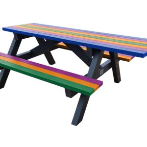 Tansley Wheelchair Access Picnic Table Multi Coloured