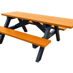 Tansley Wheelchair Access Picnic Table in Orange