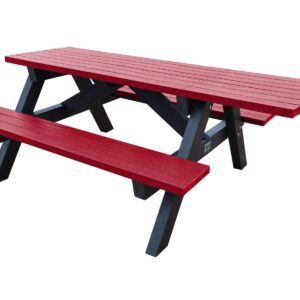 Tansley Wheelchair Access Picnic Table in Red