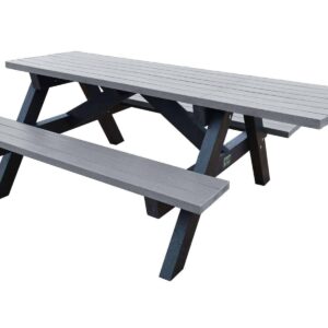 Tansley Wheelchair Access Picnic Table in Urban Grey