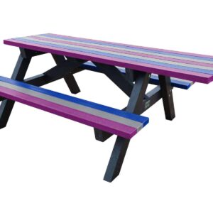 Tanlsley Wheelchair Access Picnic Table in Wind Colours