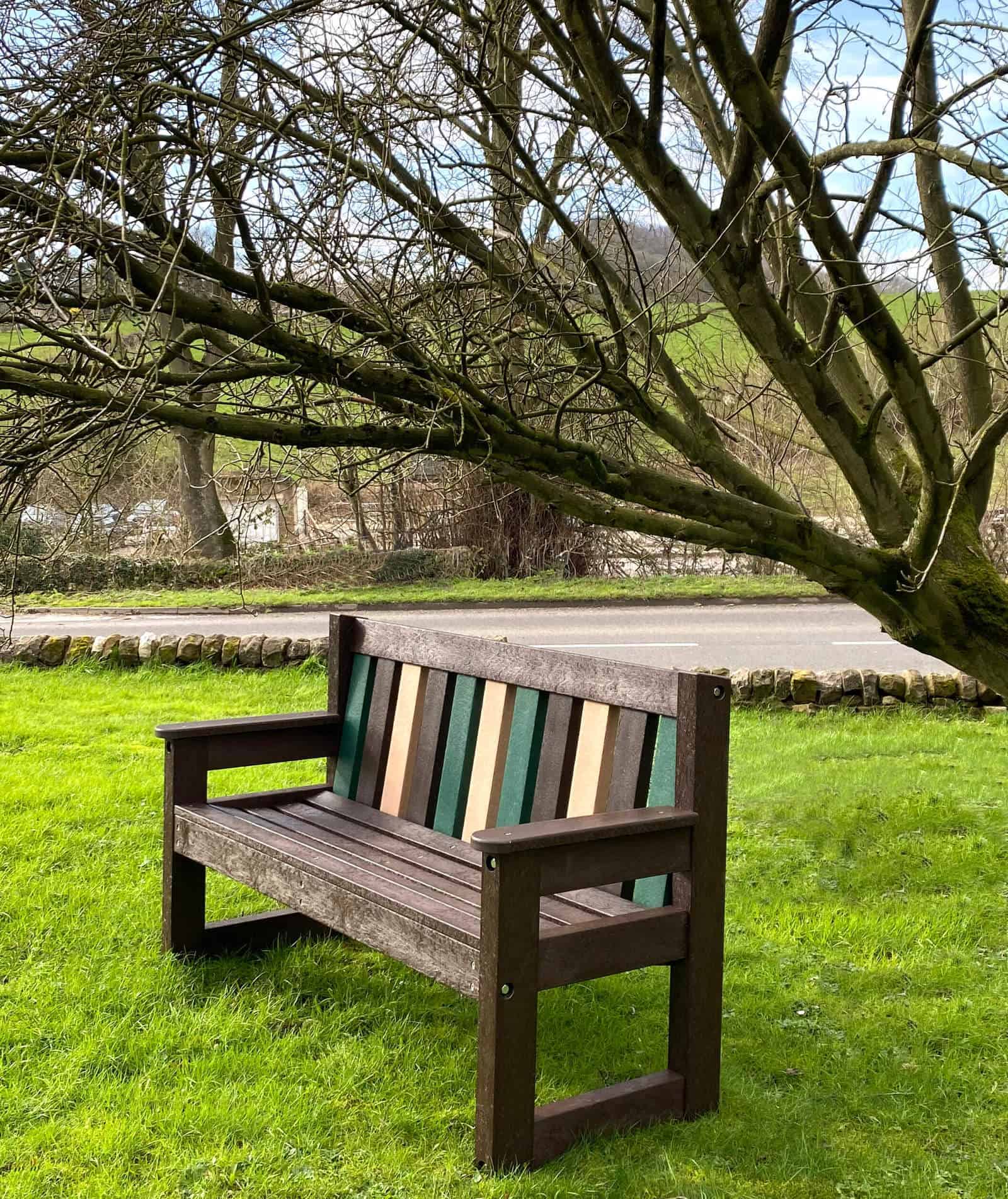 TDP Dale outdoor/garden bench in Earth