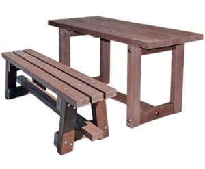 TDP's Deby table and Trail bench garden set