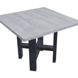 TDPs Hope dining table in urban grey & black, made from recycled plastic waste