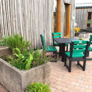 TDP's Cromford Hope Outdoor Dining Set at Oakfield Farm Shop Cafe