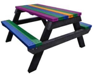 TDP Junior Picnic Table Spectrum in Jungle colours