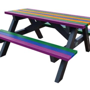 TDP's Brassington Coloured Adult Picnic Table