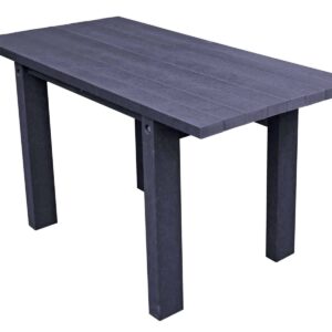 TDP's Wirksworth Garden Dining Table in black. Made from recycled plastic waste