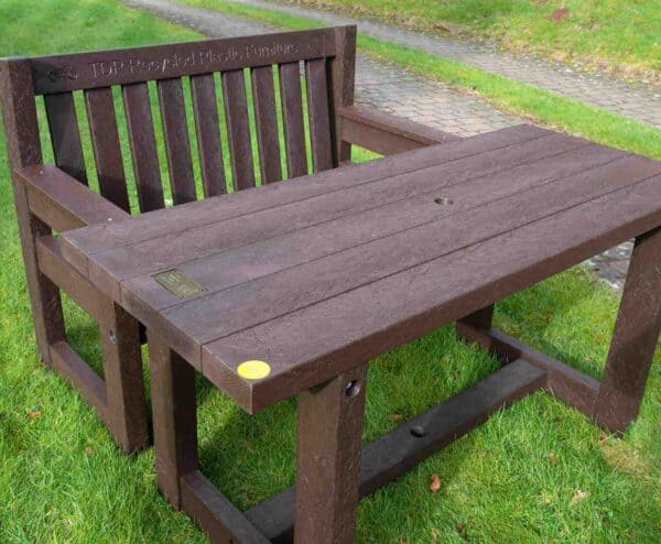 Dale Bench 1200 and Denby dining table