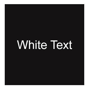 Black (White Text)