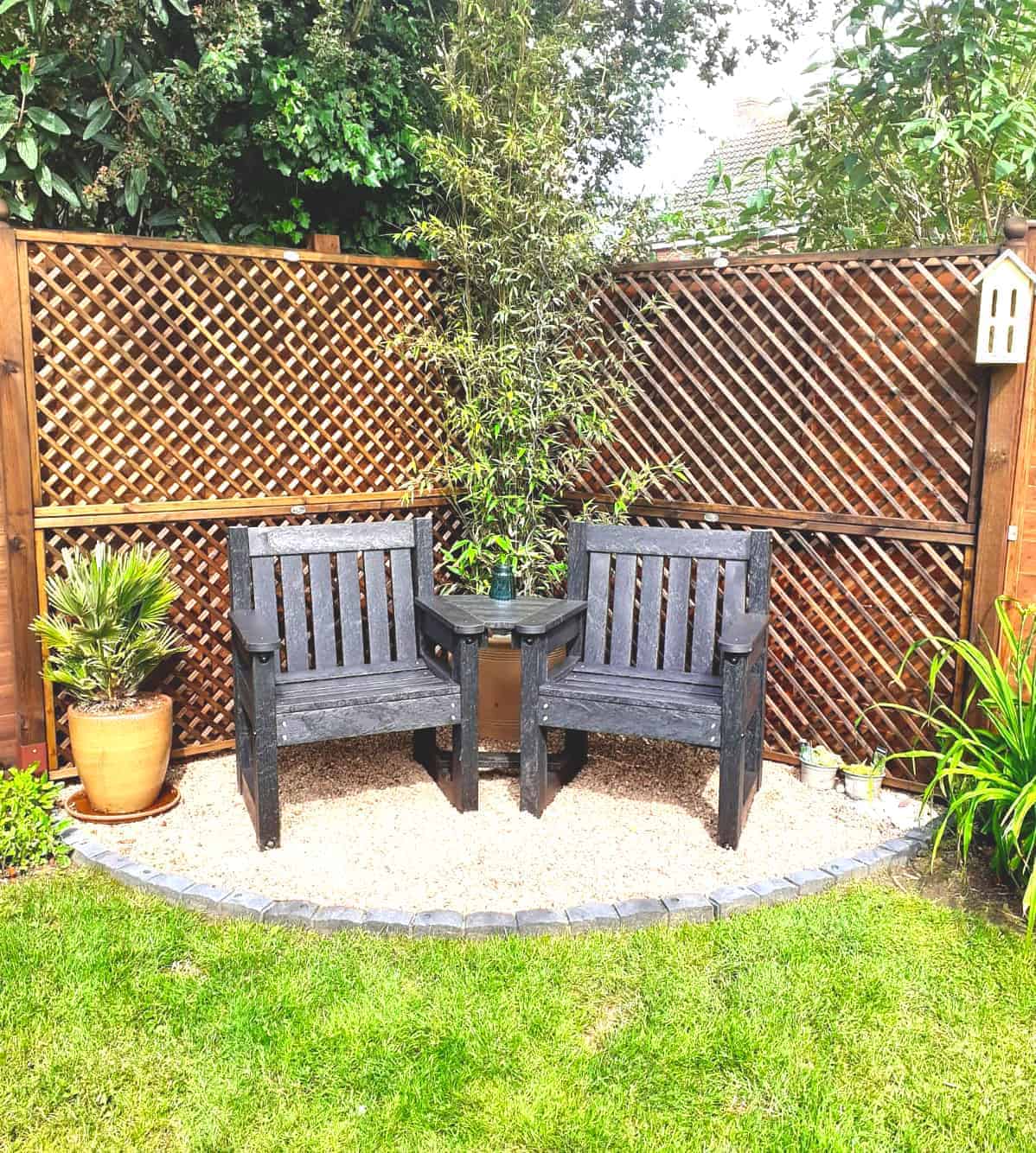 TDP Tea for Two Garden Furniture made from recycled plastic