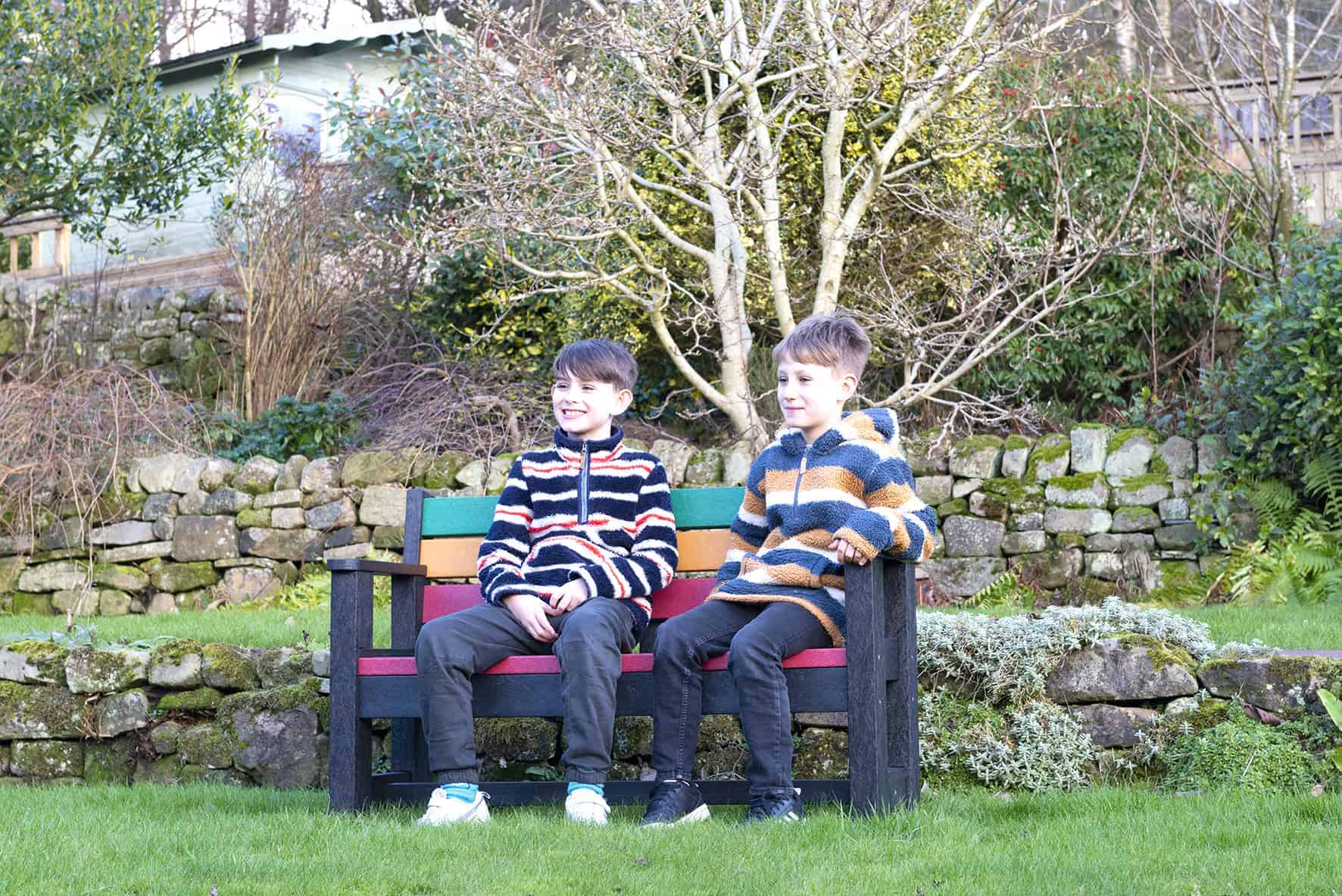 The Iguana a new Children's bench from TDP made from Recycled plastic waste