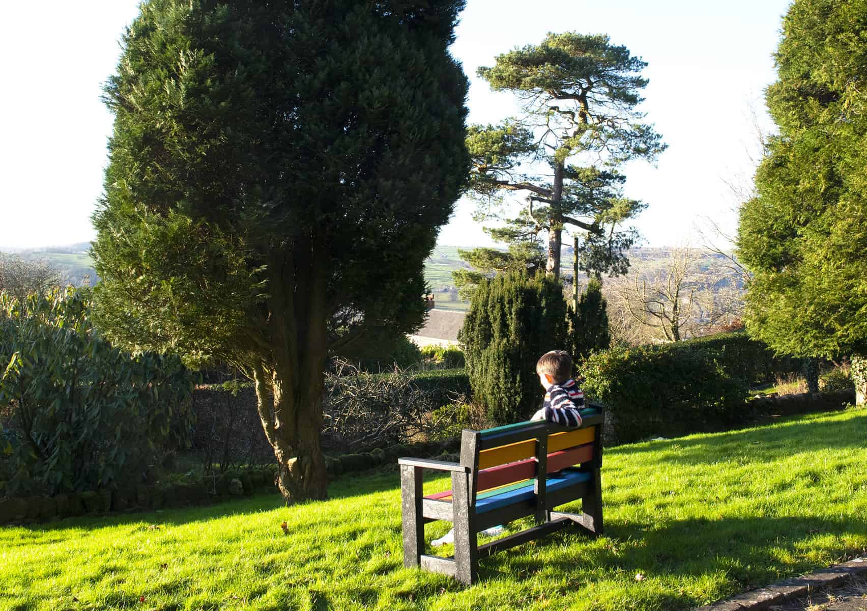 The Iguana a new Children's bench from TDP made from Recycled plastic waste