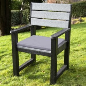 Belper Chair - Urban - Grey seat cushions