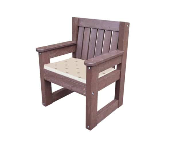 Derwent Large Brown - Bee seat cushion